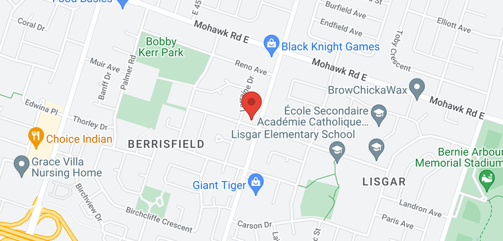 map of 69 Beaconsfield Drive